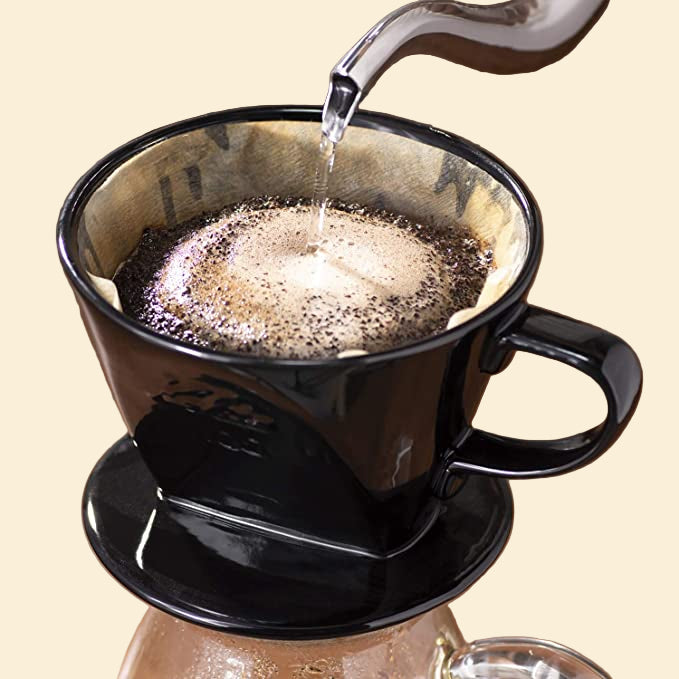 Kalita 102 Ceramic Coffee Dripper - Black