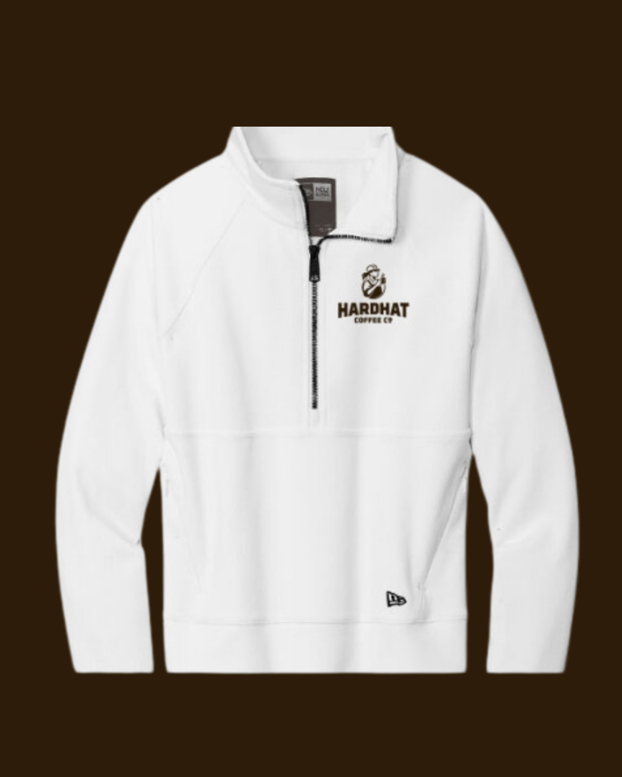 Her White Sweatshirt - Half Zip