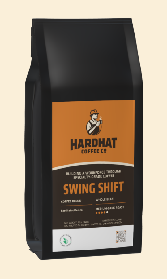 Swing Shift Coffee | Medium-Dark Roast Blend | Hardhat Coffee Co.