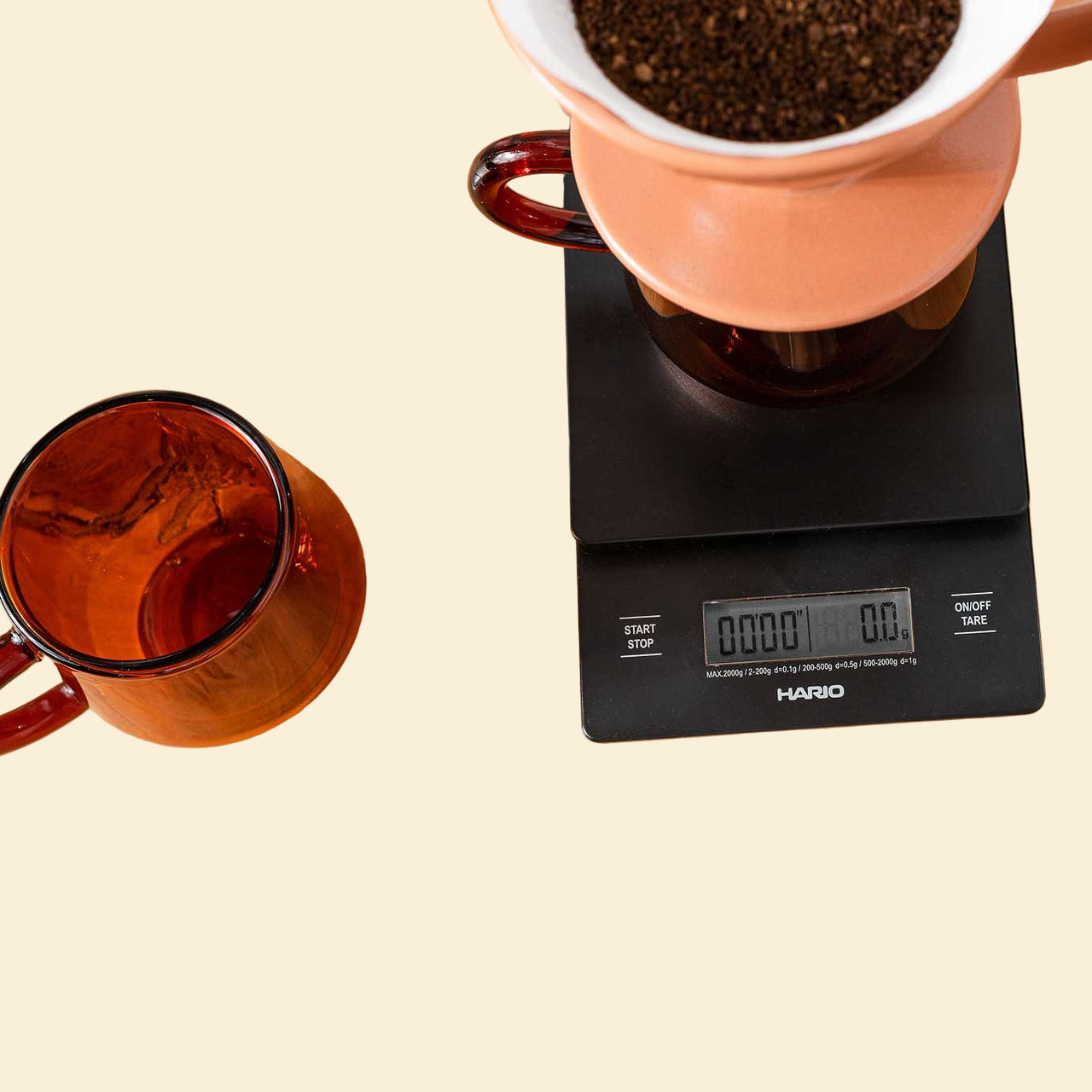 Hario V60 Drip Scale and Timer - Black