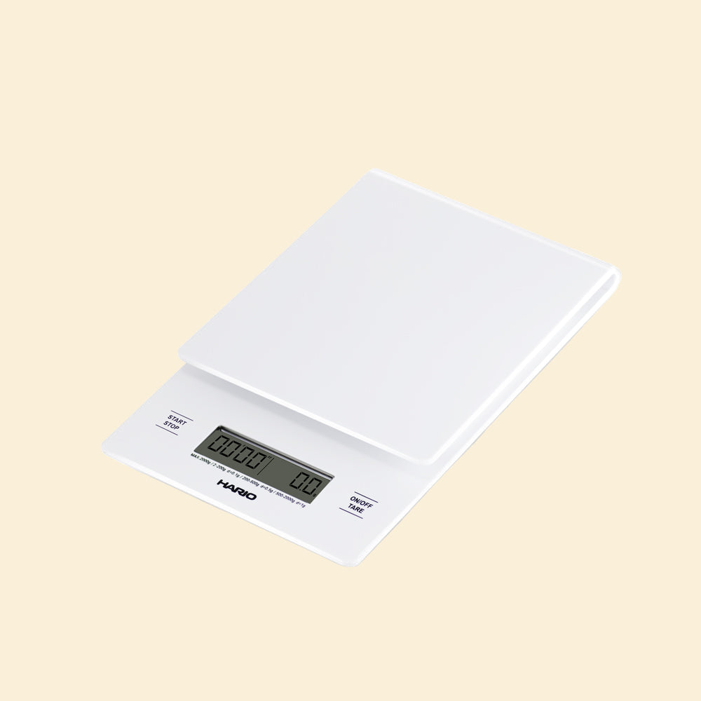 Hario V60 Drip Scale and Timer - White