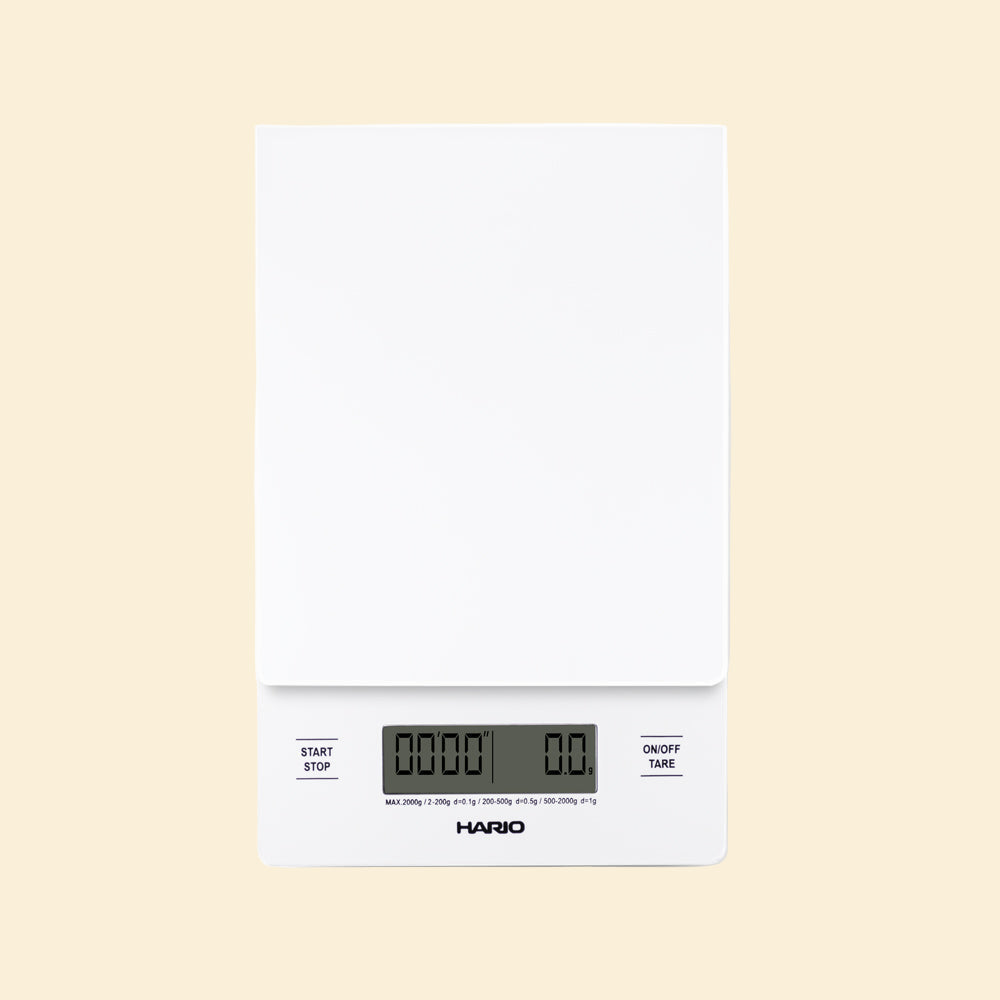 Hario V60 Drip Scale and Timer - White