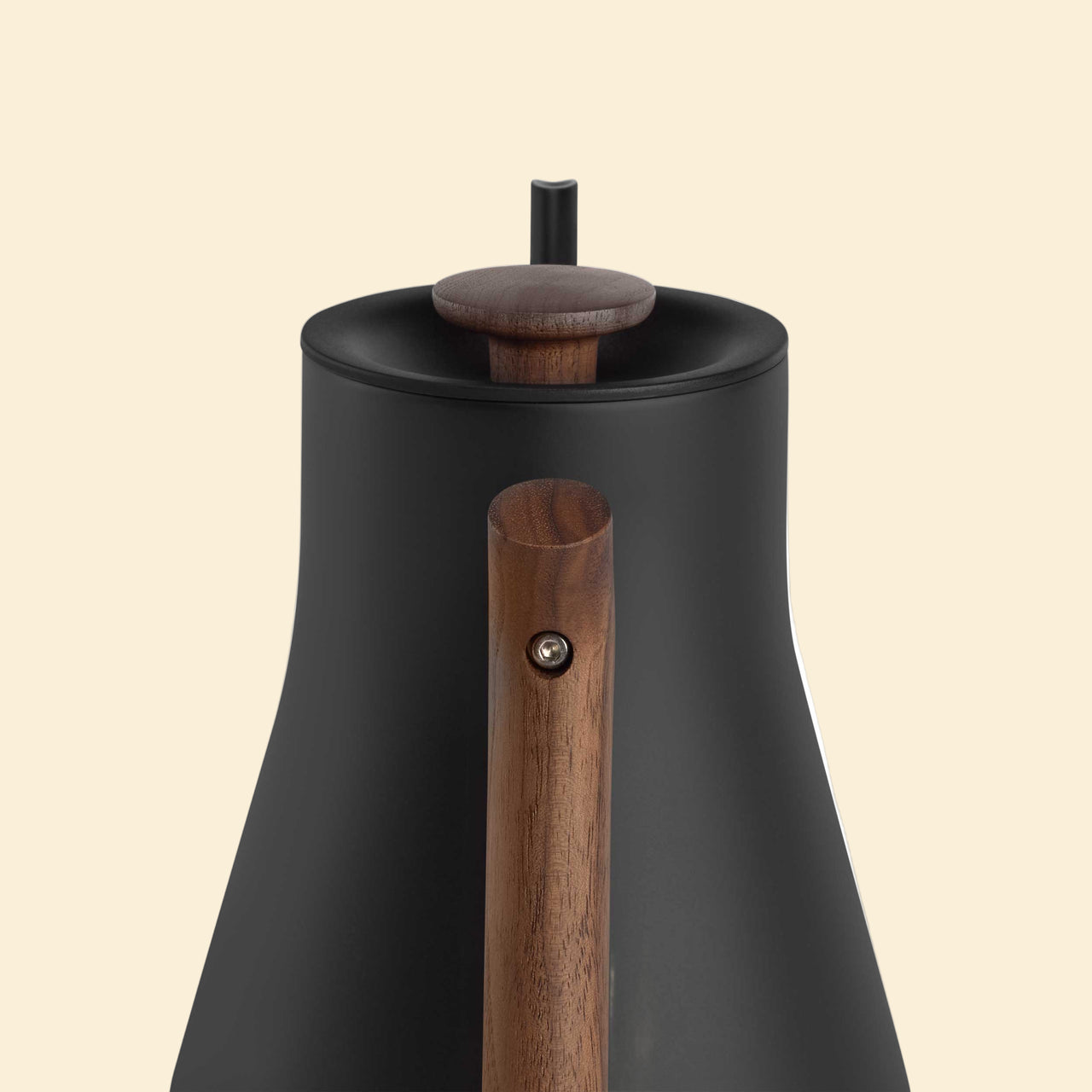 Fellow Stagg EKG Pro Electric Kettle - Matte Black w/ Walnut
